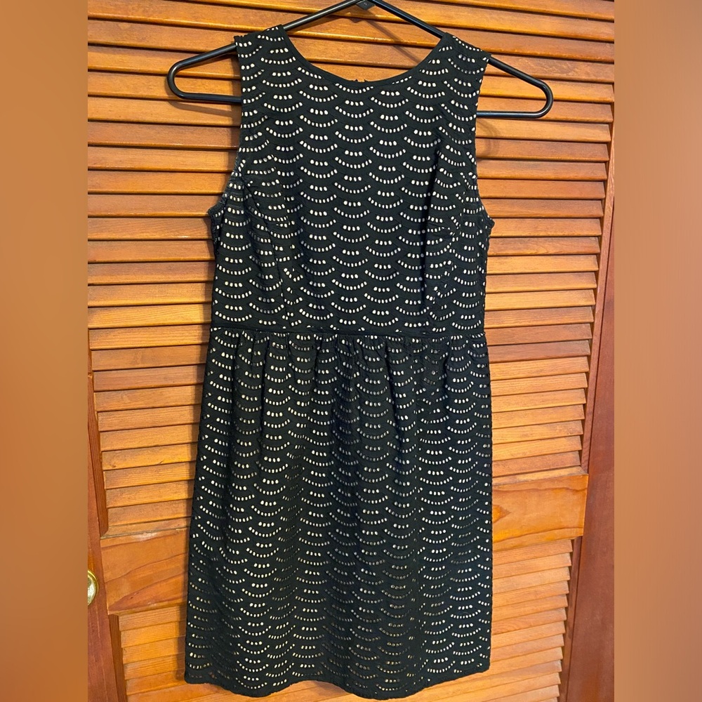Loft 00P black sleeveless dress